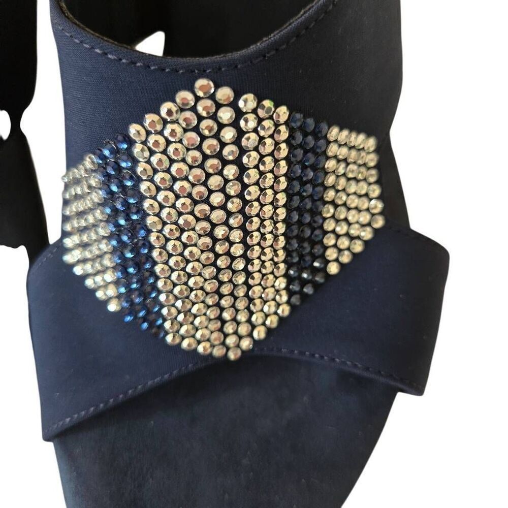 Onex Blue Heels with Silver Accents